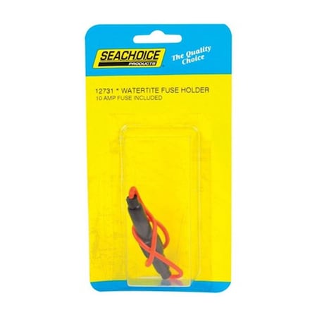 Seachoice 12731 0.25 x 1.25 in. 12 V Fuse Holder 8093429